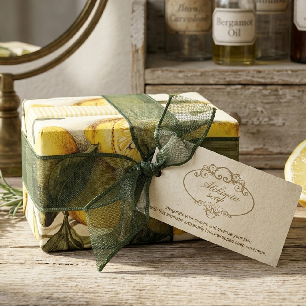 Alchimia Jabón Vegetal En Barra Lemon Pack 3Und 150gr c/u
