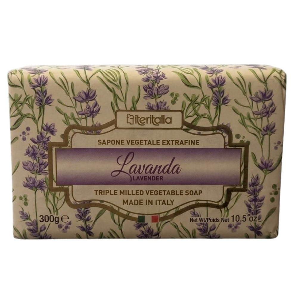 Iteritalia Jabón En Barra Lavanda 300g