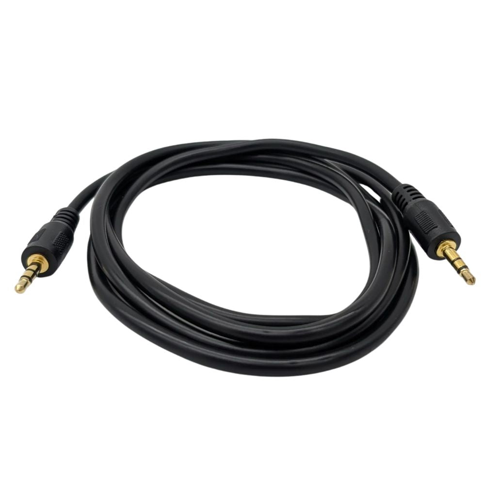 Jemip Cable De Audio 3.5MM Macho A 3.5MM Macho Color Negro 1.5MT