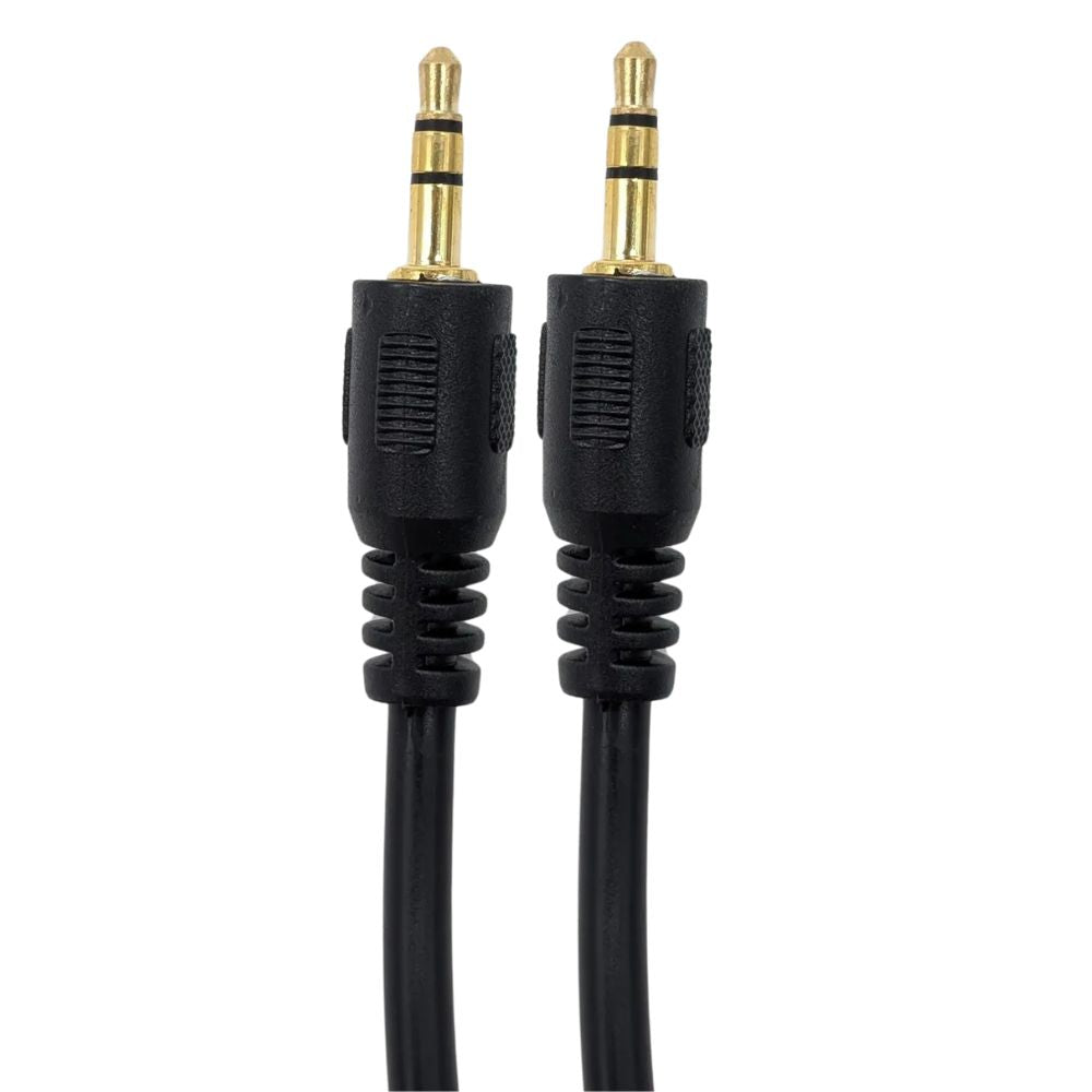 Jemip Cable De Audio 3.5MM Macho A 3.5MM Macho Color Negro 1.5MT