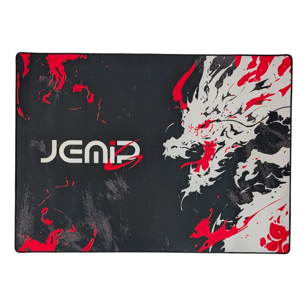 Jemip Mouse Pad Gaming Dragon Heart 80x60cm Color Negro