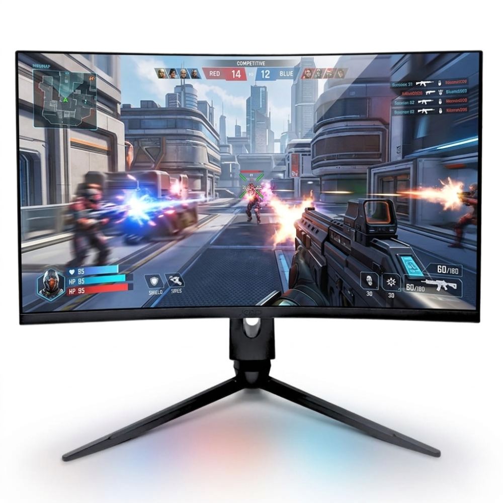 Jemip Monitor Gaming Curvo Chroma Plus 27" Color Negro