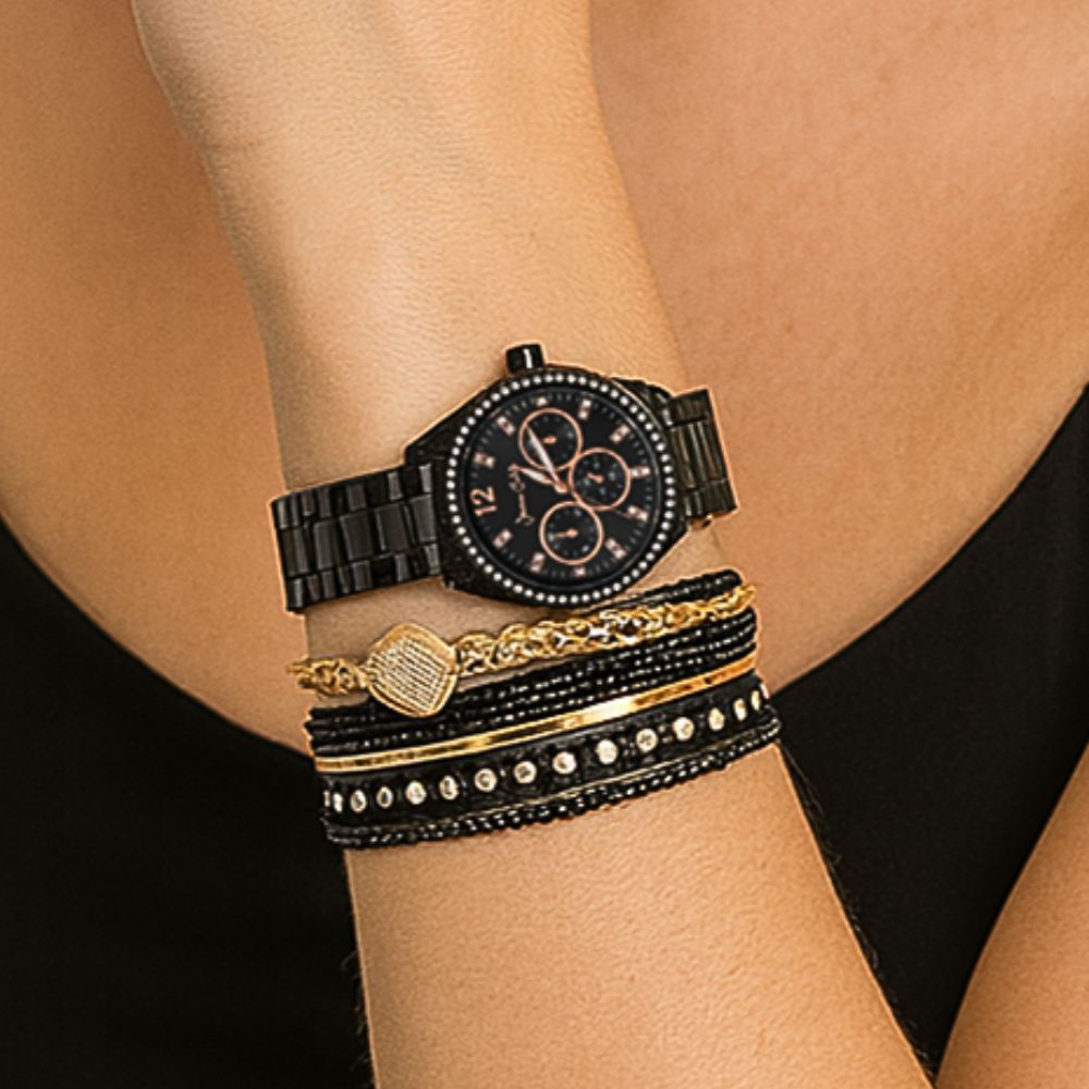 Jessica Carlyle Set De Reloj Y Pulseras