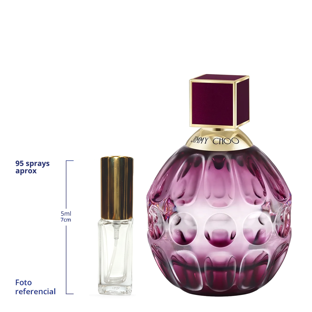Jimmy Choo Fever Decant Travel Size 5ml y 10ml de 75 a 150 Sprays Aprox Eau De Parfum For Woman