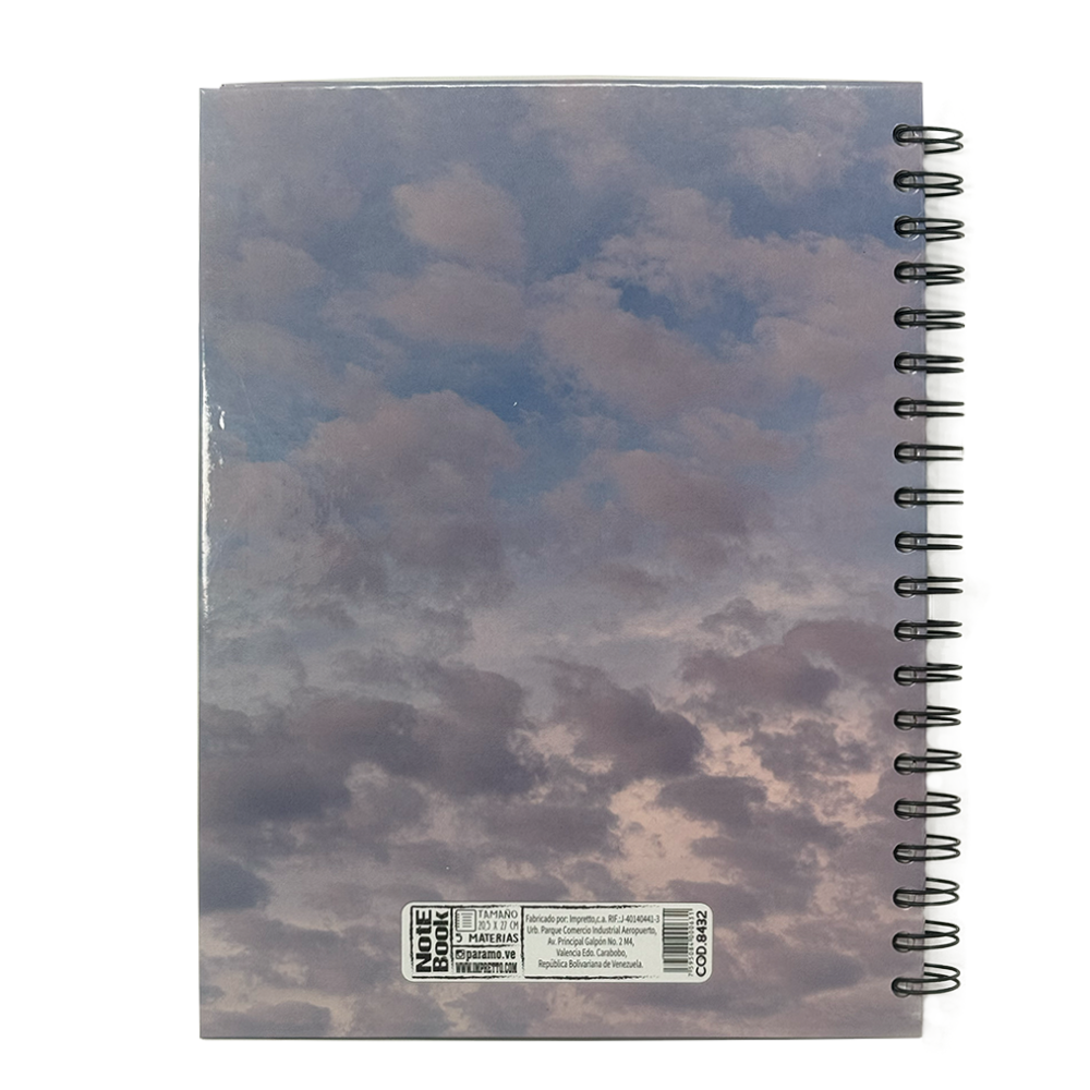 Paramo Notebook Libreta 5 Materias Diseños Surtidos