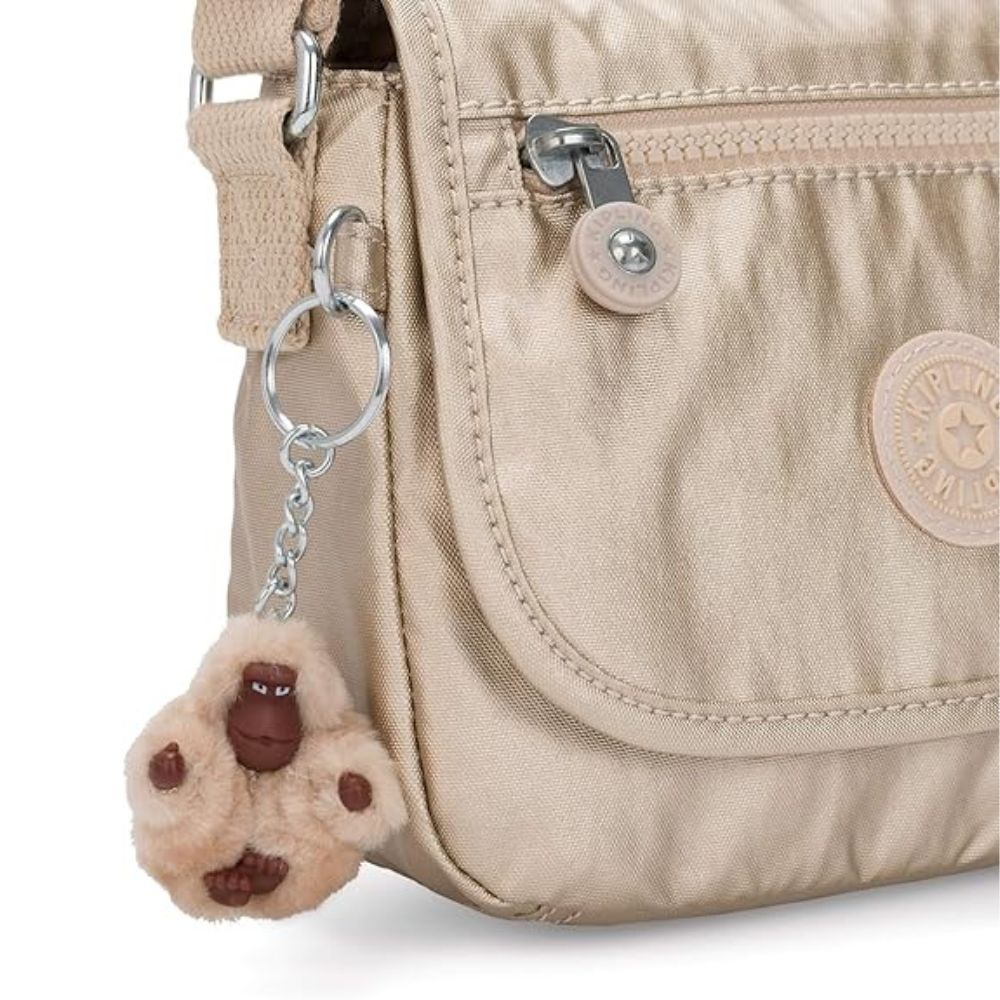 Kipling Crossbody Bag Sabian Starry Gold Metallic