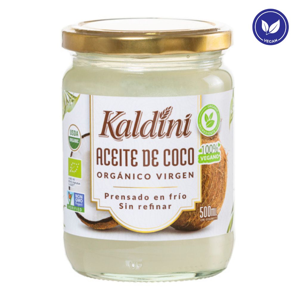 Kaldini Aceite De Coco Organico y Virgen 500 ml