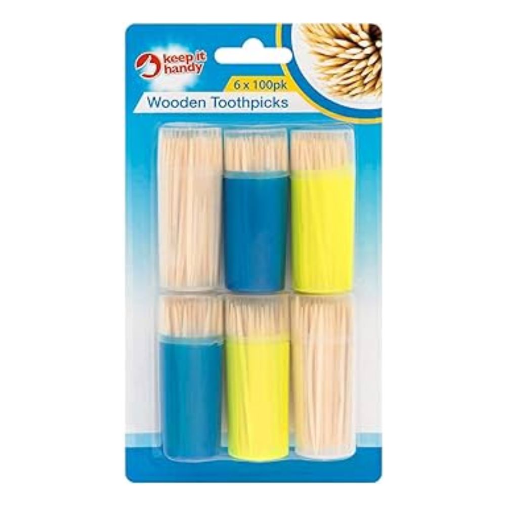 Keep It Handy Palillos De Madera 6 X 100Und