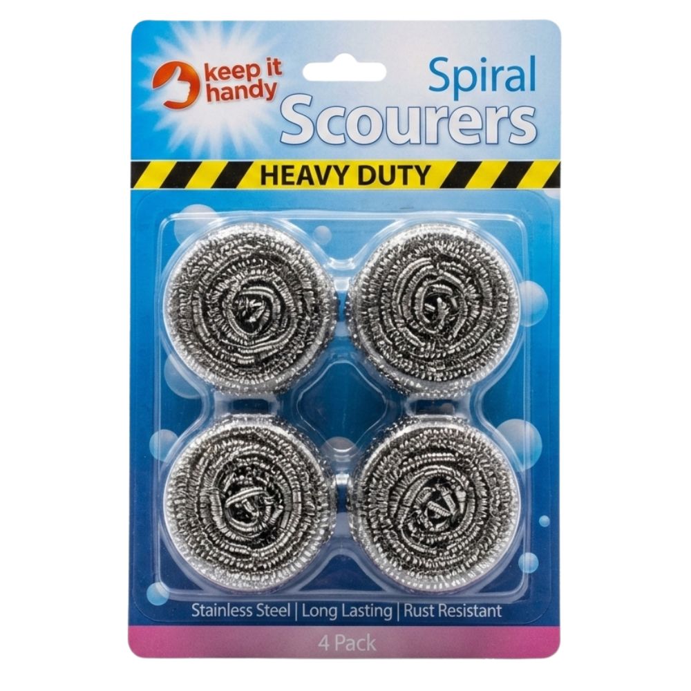 Keep It Handy Esponjas En Espiral De Acero 4 Und