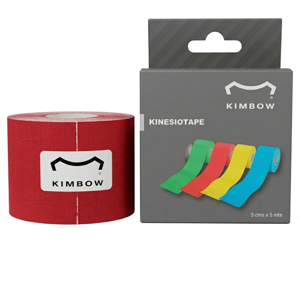 Kimbow Cinta De Kinesiología Color Rojo 5cm x 5mt