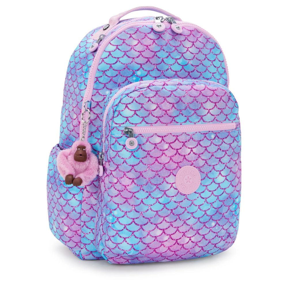 Kipling Bolso Mediano Seoul Mermaid Sparkle