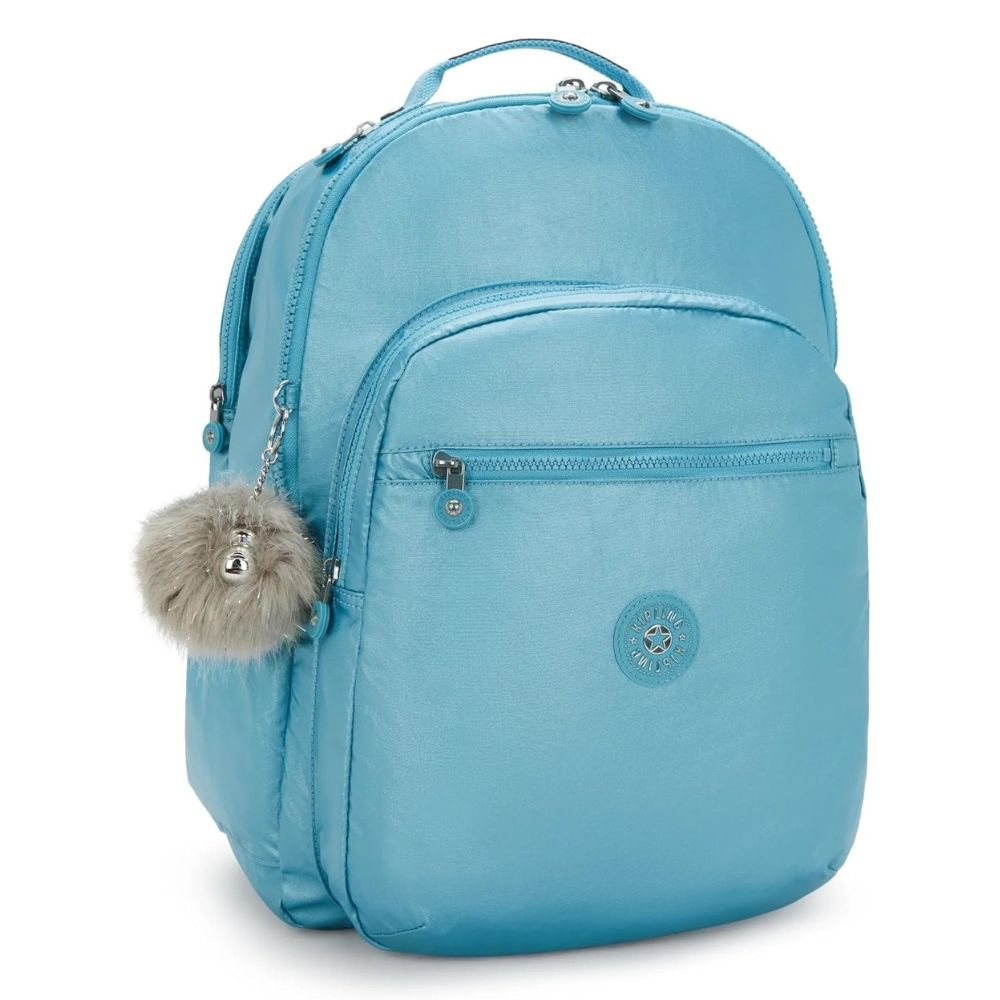 Kipling Bolso Mediano Seoul Aqua Tides Metallic