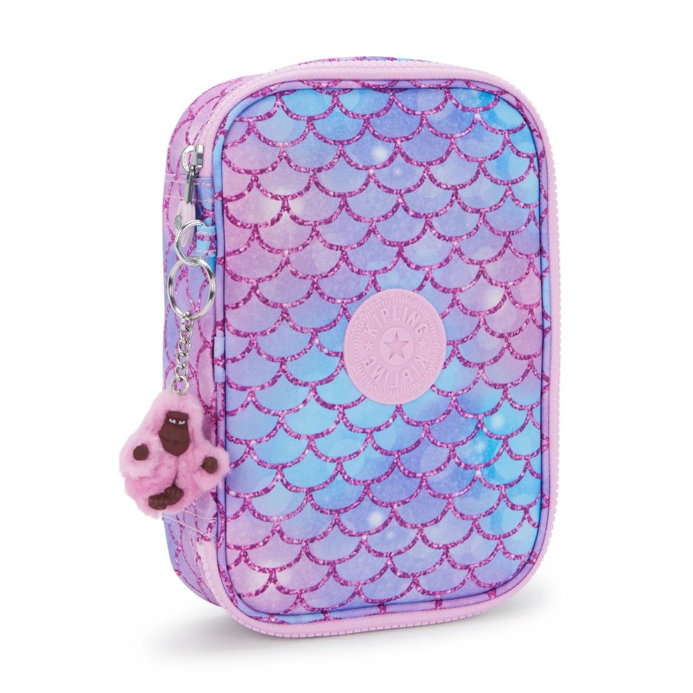 Kipling Cartuchera 100 Pens Mermaid Sparkle