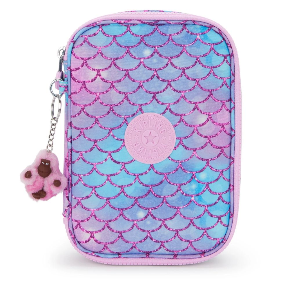Kipling Cartuchera 100 Pens Mermaid Sparkle