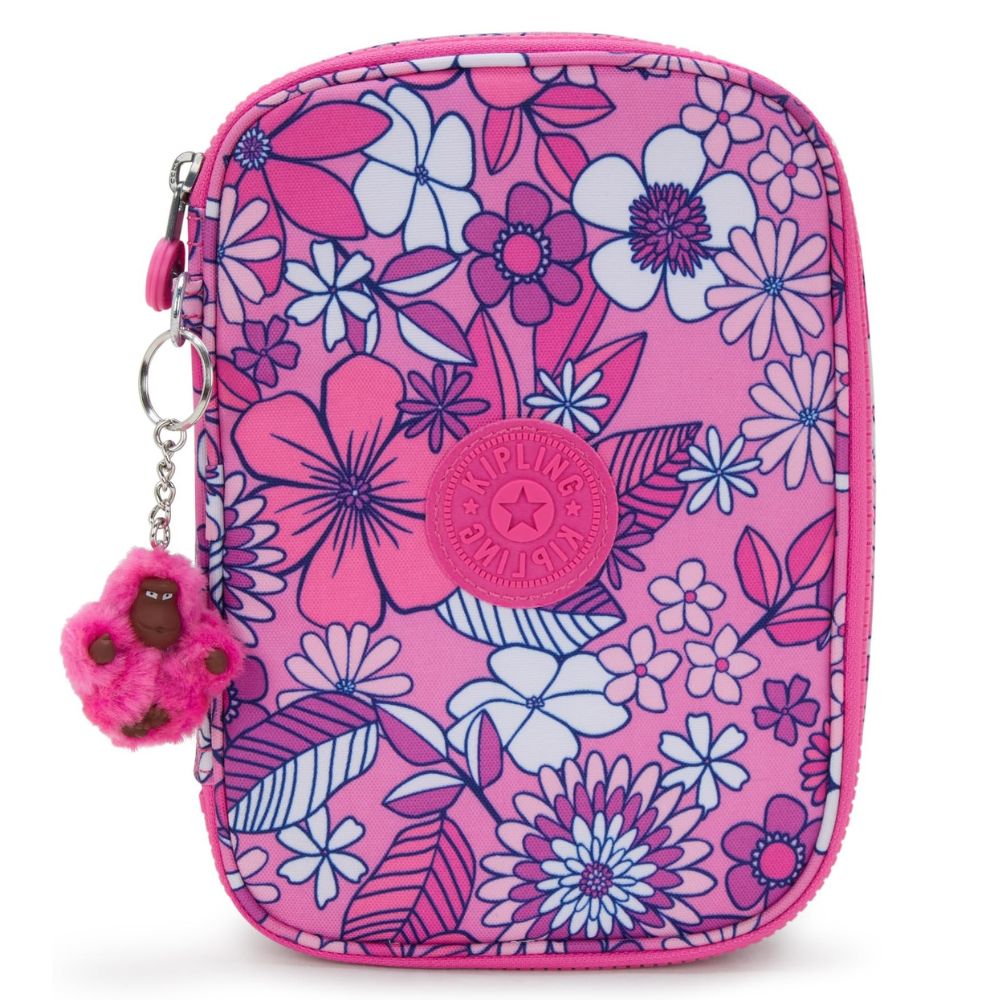 Kipling Cartuchera 100 Pens Whimsy Wildflowers
