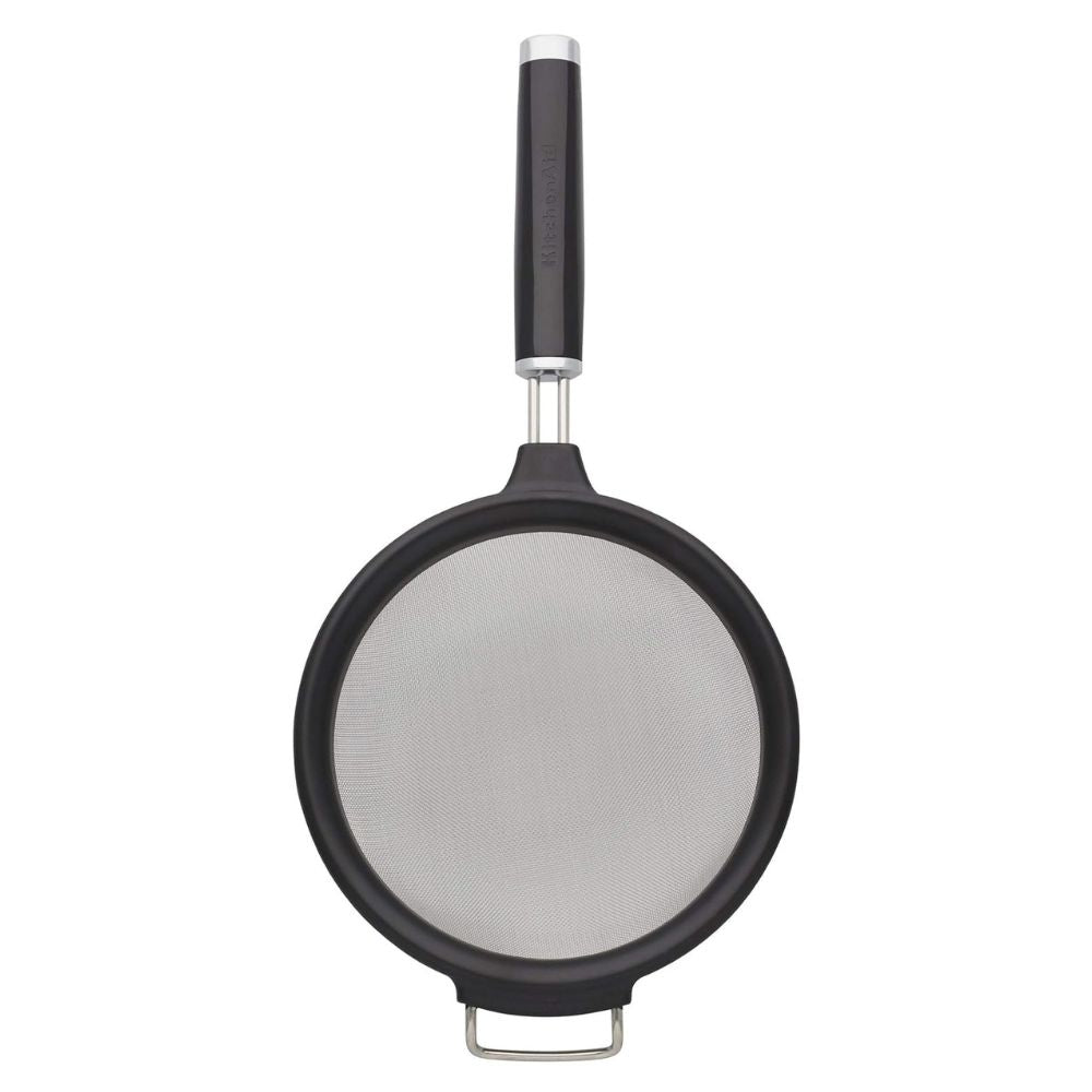 KitchenAid Colador De Acero Inoxidable Negro 18cm