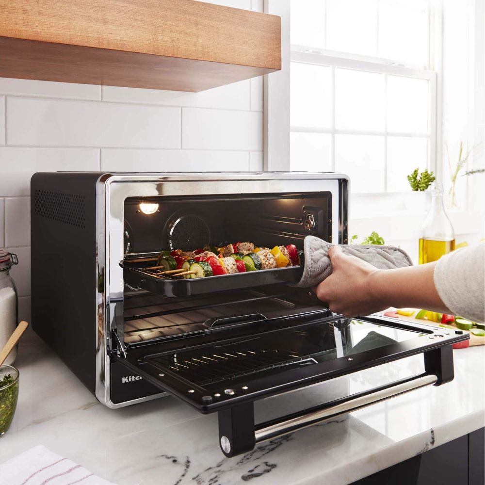 KitchenAid Horno de Encimera de Convección Dual Negro