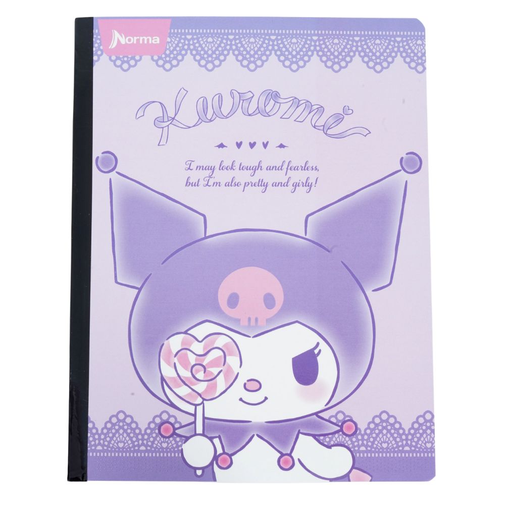 Norma Cuaderno Kuromi Una Linea Cosido 100 Hojas Diseño Pretty And Girly