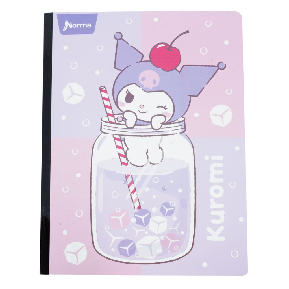 Norma Cuaderno Kuromi Cuadriculado Cosido 100 Hojas Diseño Refreshing