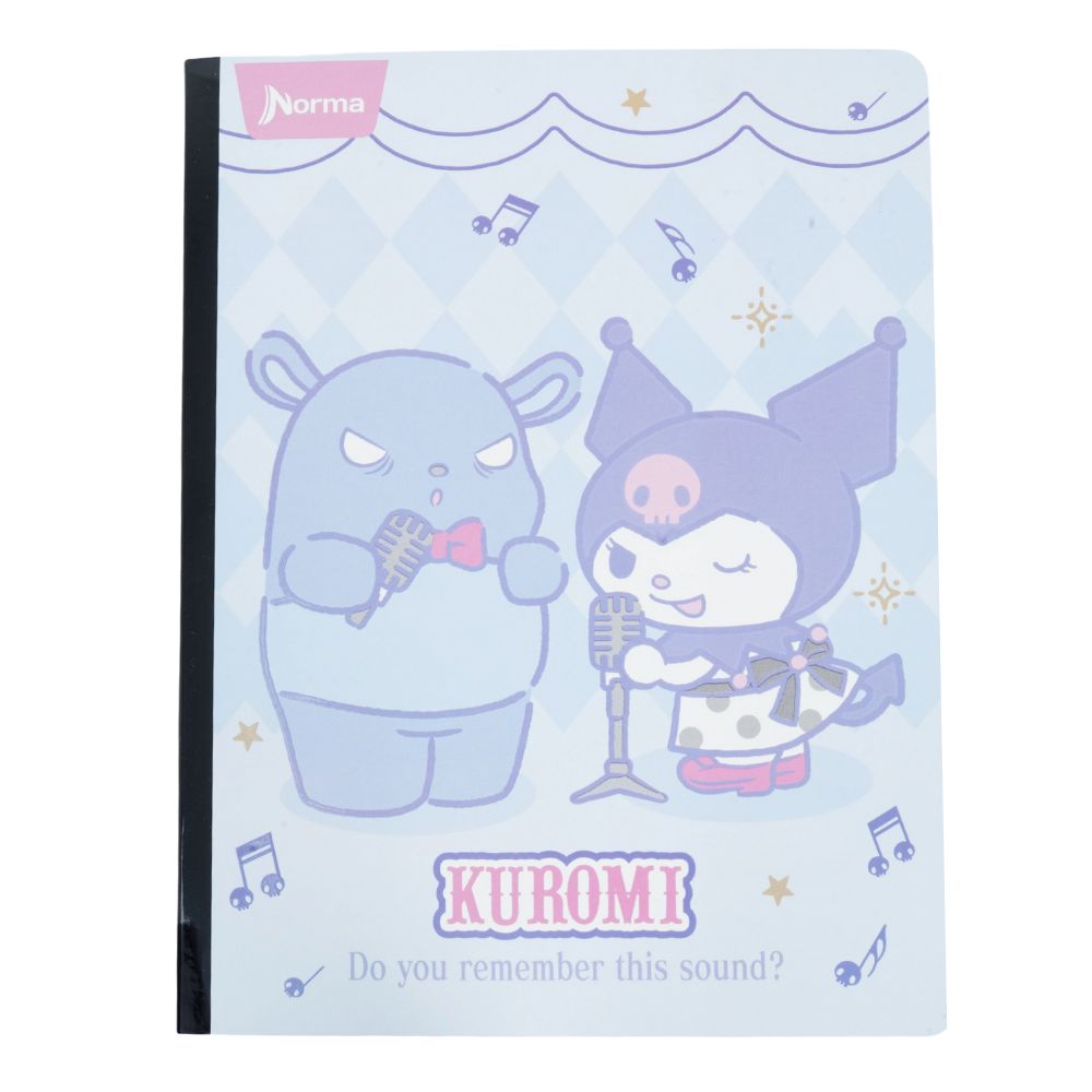Norma Cuaderno Kuromi Cuadriculado Cosido 100 Hojas Diseño Diseño Singing