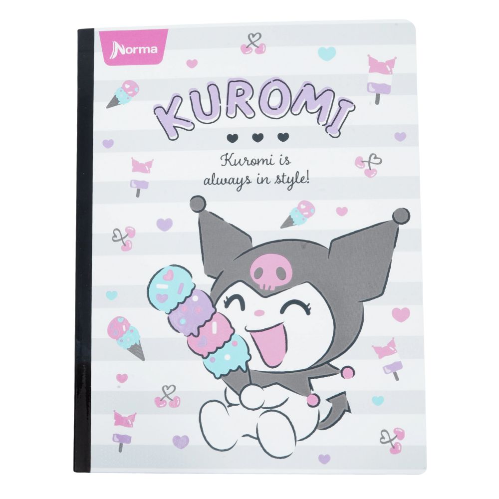 Norma Cuaderno Kuromi Una Linea Cosido 100 Hojas Diseño Always In Style