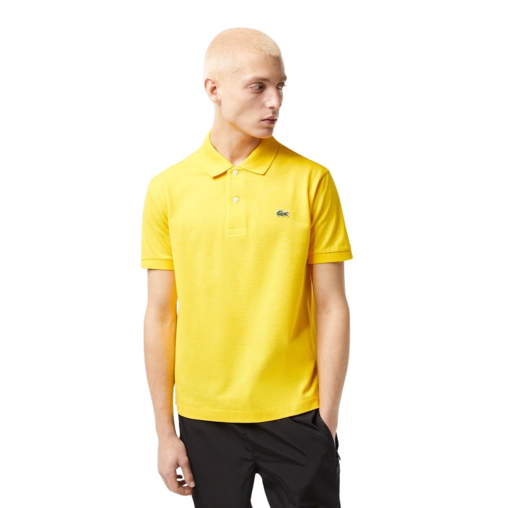 Lacoste Chemise Amarilla Para Caballero