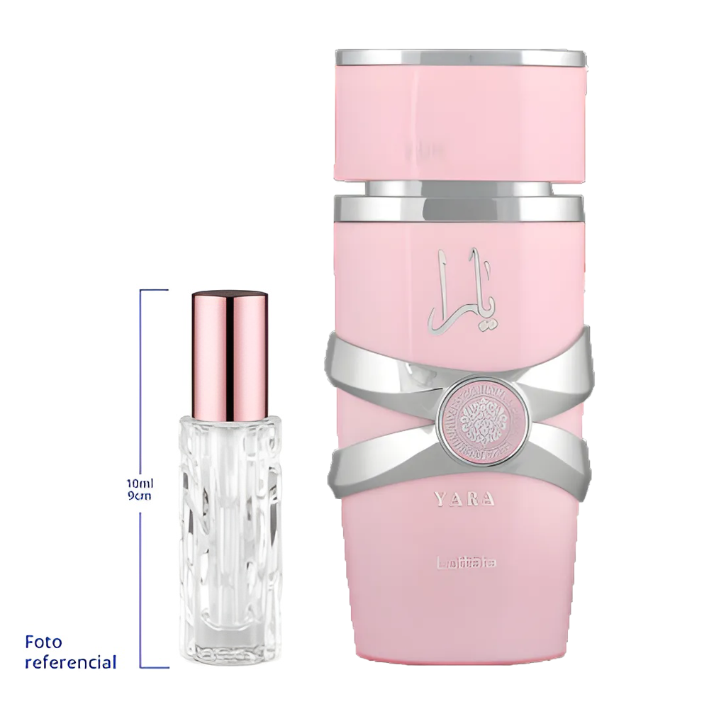 Lattafa Yara Decant Travel Size 10ml 95 a 150 Sprays Aprox Eau De Toilette For Woman