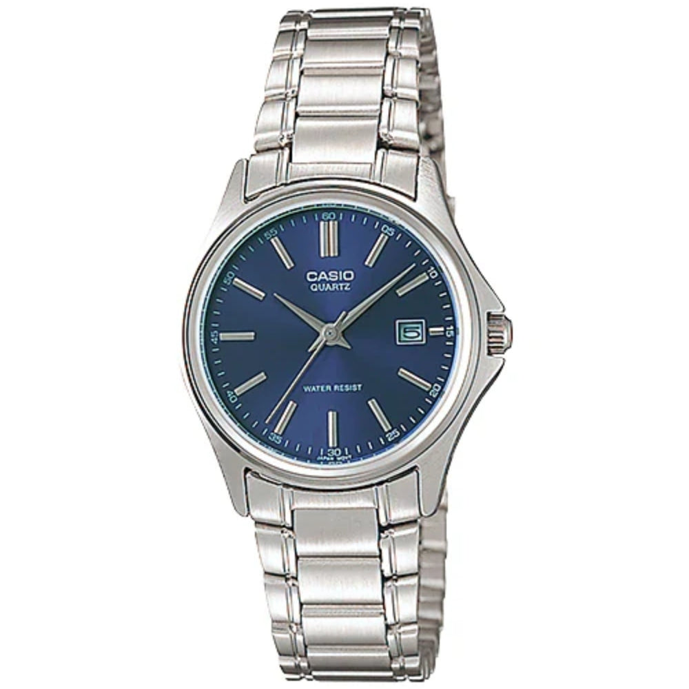 Casio Reloj Casual Correa De Acero Inoxidable Para Damas Silver