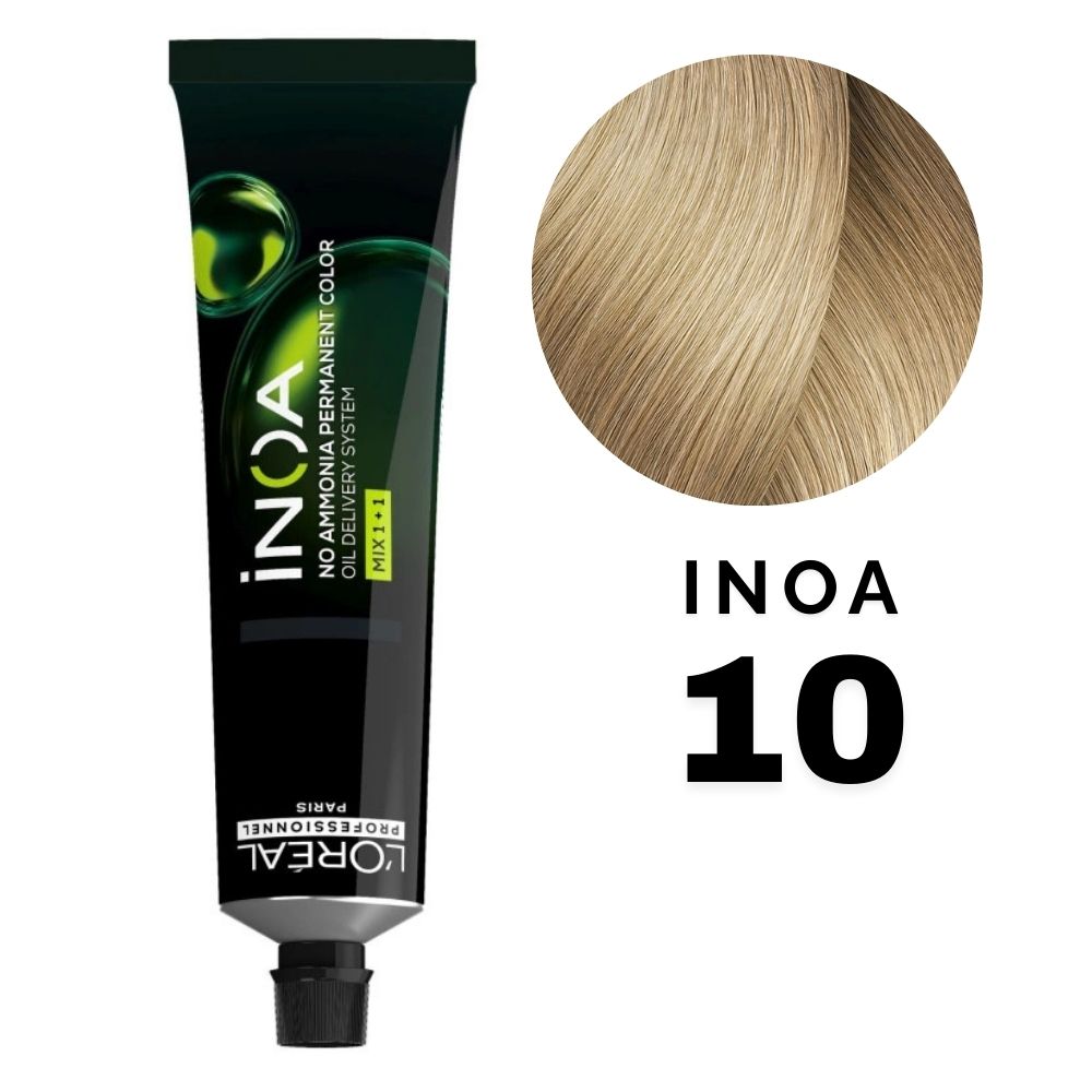 L'Oreal Inoa Profesional Color Rubio Claro Nro.10 60gr