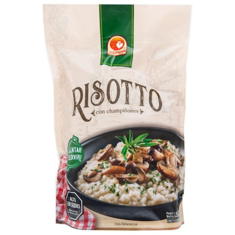 La Granja Risotto Con Champiñones 500gr