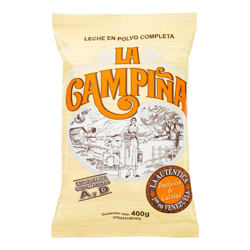 Leche La Campiña En Polvo 400gr