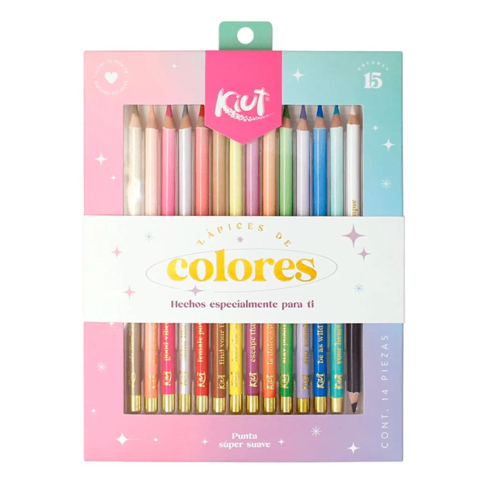 Kiut Lápices De Colores 15 Colores