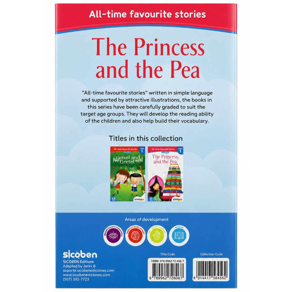 Sicoben "The Princess and The Pea" Coleccion All-Time Favourite Stories Level 1 5+