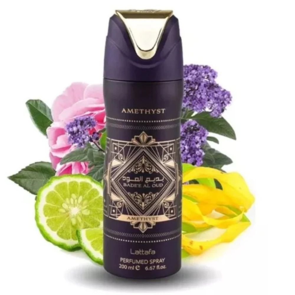 Lattafa Badee al Oud Amethyst Body Spray 200ml