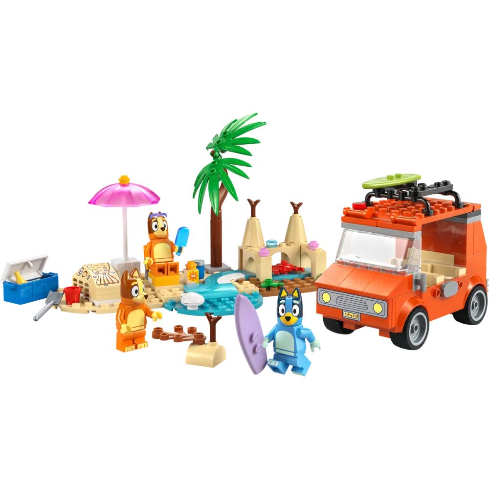 Lego Bluey Bluey's Beach & Family Car Trip 133 Pzs 4+