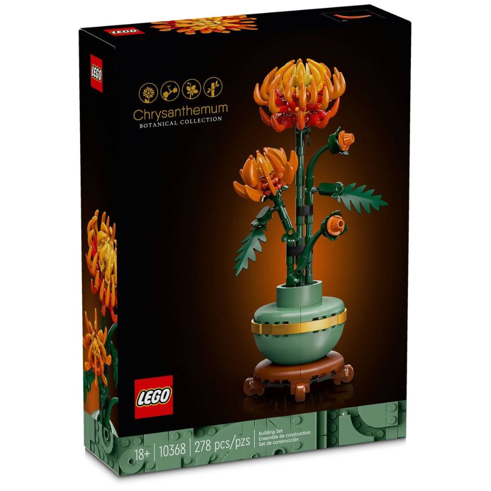 Lego Botanicals Chrysanthemun 278 Pzs 18+