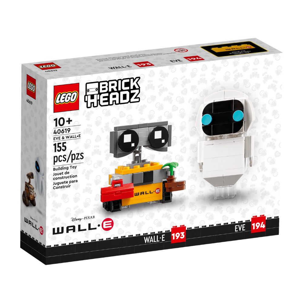 Lego Brick Headz Eve & Walle 155 Pzs 10+