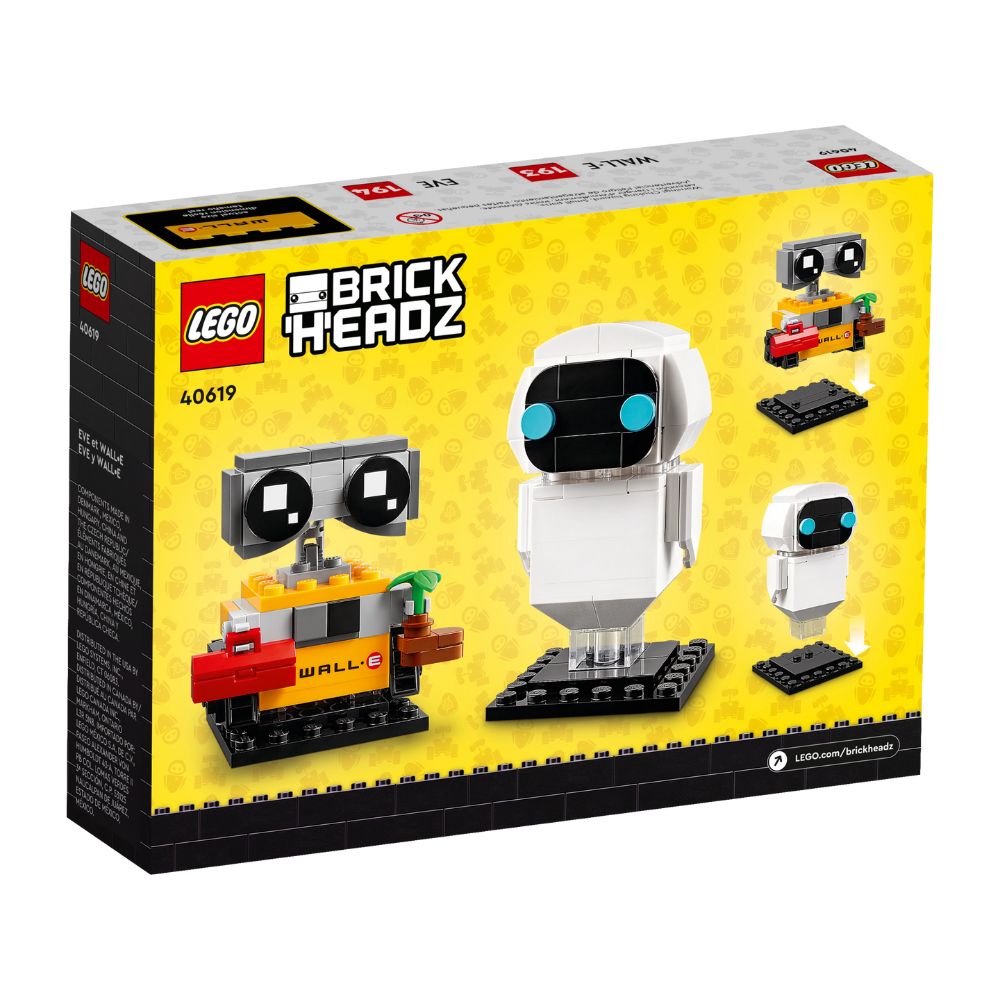 Lego Brick Headz Eve & Walle 155 Pzs 10+