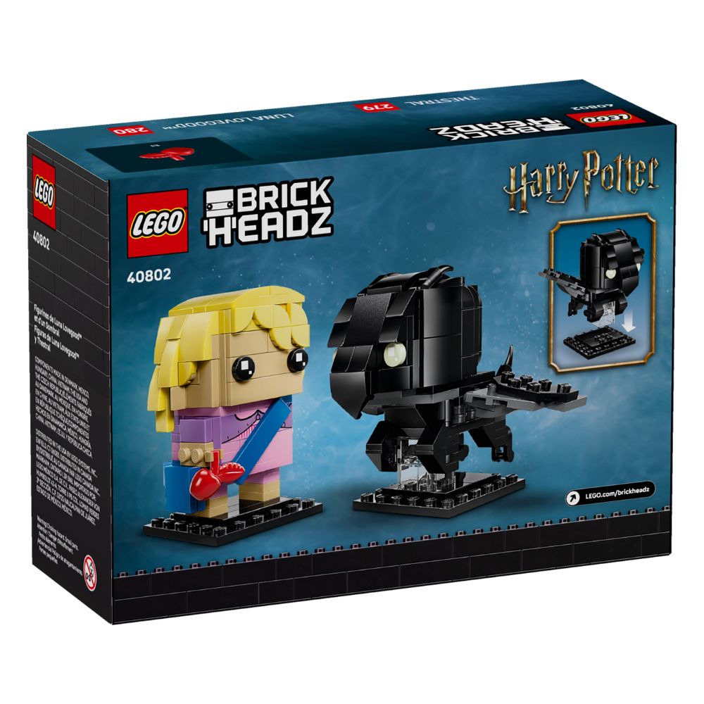 Lego Brick Headz Harry Potter Luna Lovegood & Thestral Figures 292 Pzs 10+
