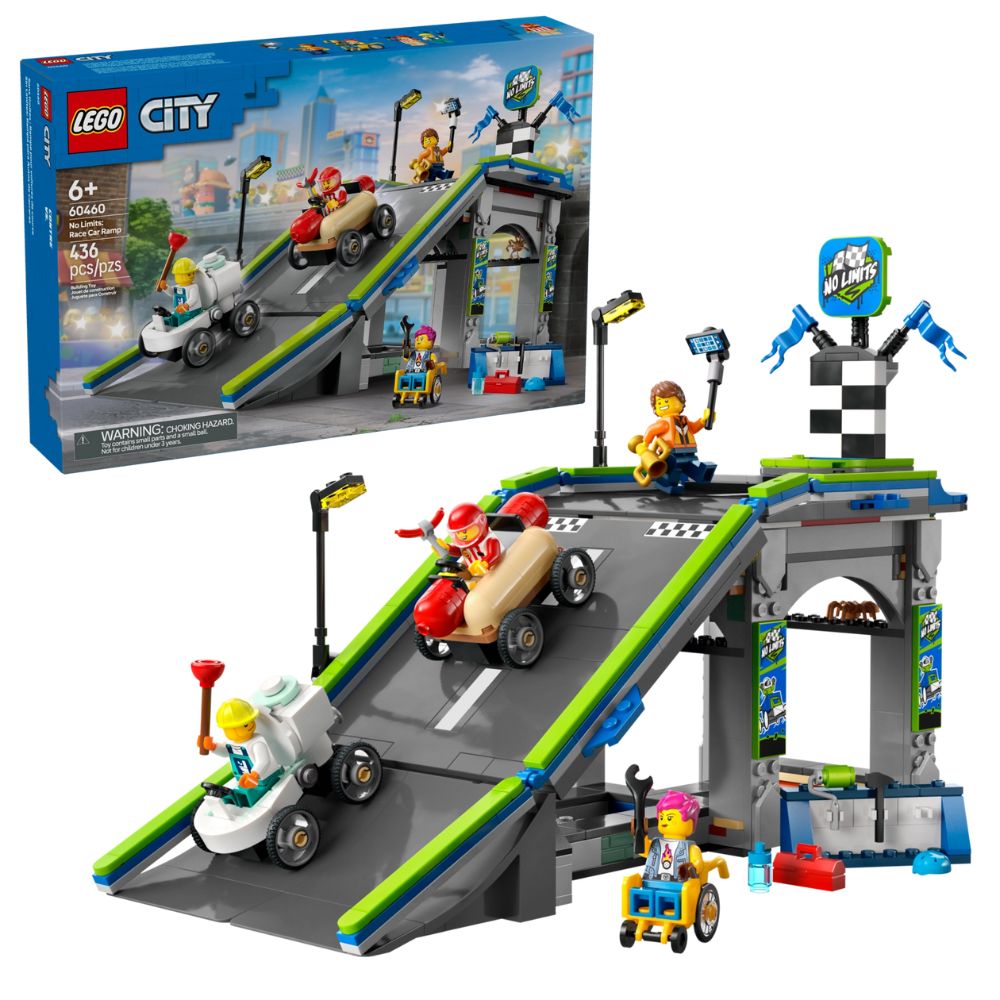 Lego City No Limits Race Car Ramp 436 Pzs 6+