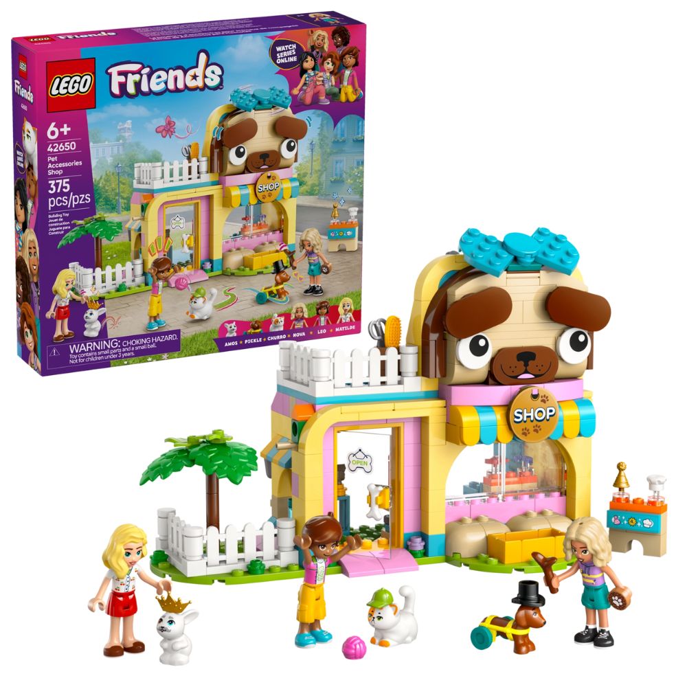 Lego Friends Pet Accessories Shop 375 Pzs 6+