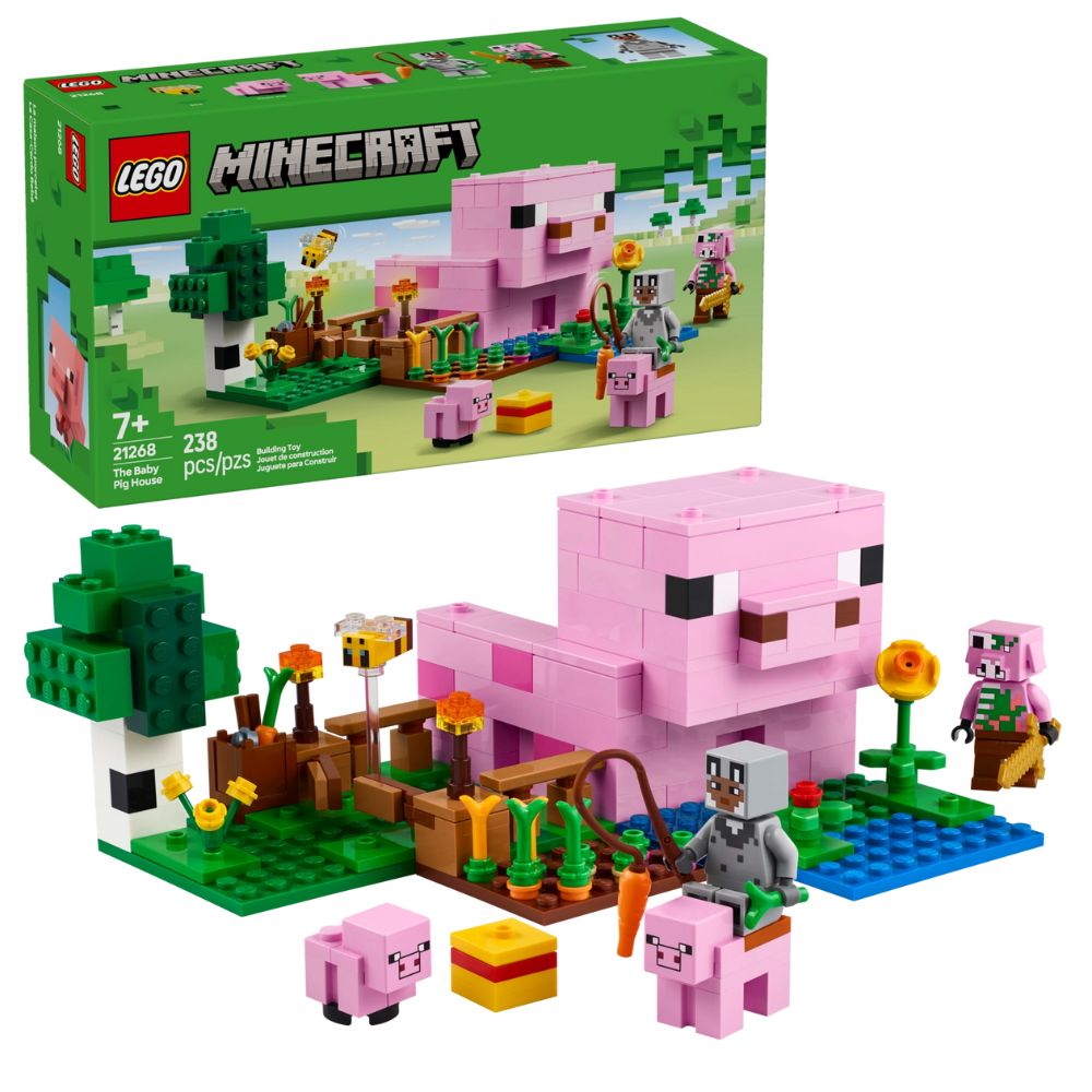 Lego Minecraft The Baby Pig House 238 Pzs 7+