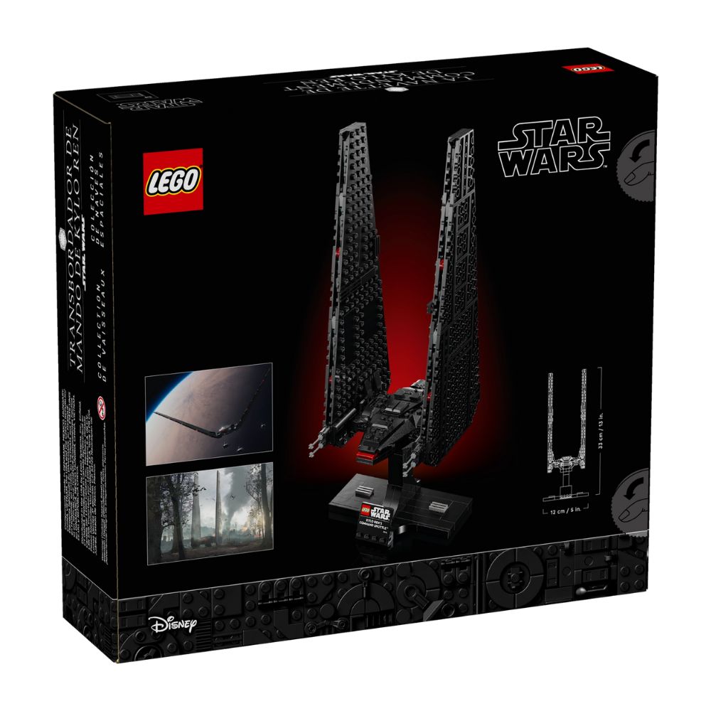 Lego Star Wars Kylo Ren's Command Shuttle 386 Pzs 18+