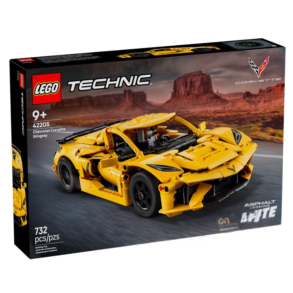 Lego Technic Chevrolet Corvette Stingray 732 Pzs 9+