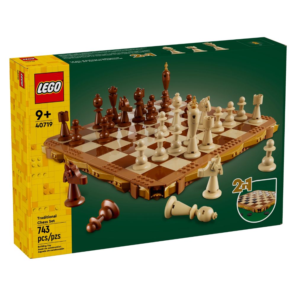 Lego Traditional Chess Set 2in1 743 Pzs 9+