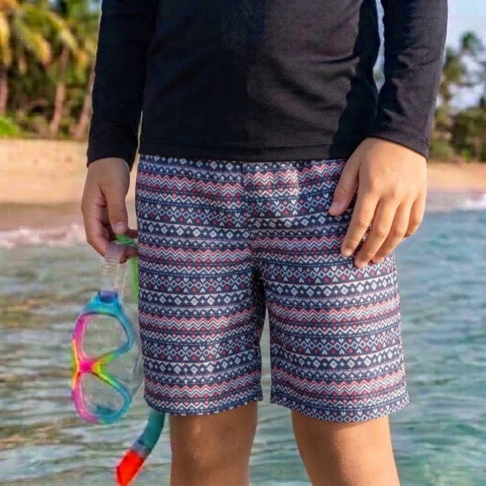 Mania de Ti Short De Baño Para Niños Estampado