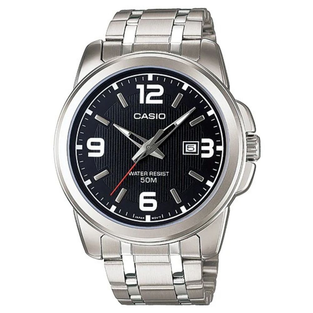 Casio Reloj Casual Correa De Acero Inoxidable Para Caballero Silver