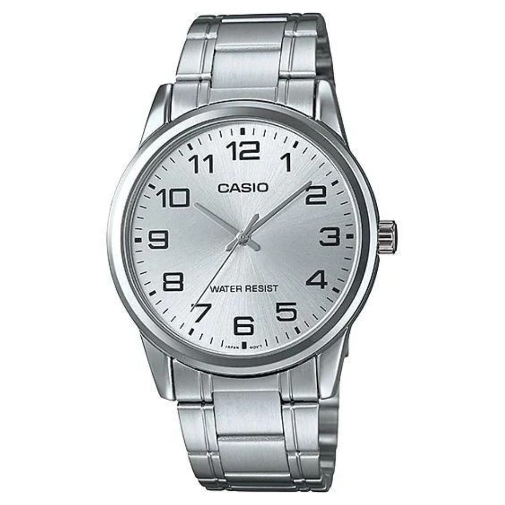 Casio Reloj Casual Correa De Acero Inoxidable Para Caballero Silver