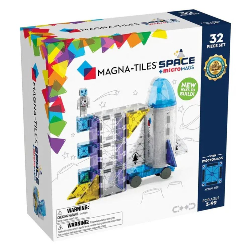 Magna-Tiles Space+Micromags 32 Pzs 3+