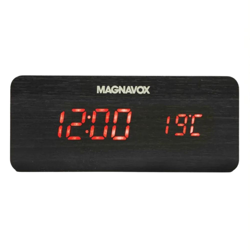 Magnavox Cargador Inalámbrico Y Reloj Despertador